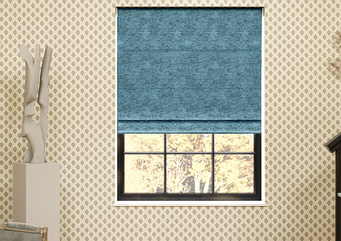 Maurice, Teal - Roman Blind - Image 3